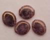 Semino, 12x10 mm., Ametista marmorizzato Semino, 12x10 mm., Ametista marmorizzato