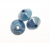 Rondella liscia in ceramica, 18x12 mm., color Azzurro Rondella liscia in ceramica, 18x12 mm., color Azzurro
