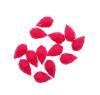 Goccia sfaccettata con foro in testa, in resina, 14x8 mm., color Fucsia