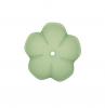 Fiore a cinque petali, 40 mm., colore Verde satinato Fiore a cinque petali, 40 mm., colore Verde satinato
