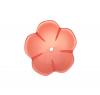 Fiore a cinque petali, 40 mm., colore Padparadscha perlato Fiore a cinque petali, 40 mm., colore Padparadscha perlato
