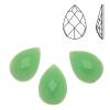 Cabochon in resina sfaccettata, a forma di goccia, 10x14 mm., colore Verde chiaro Cabochon in resina sfaccettata, a forma di goccia, 10x14 mm., colore Verde chiaro
